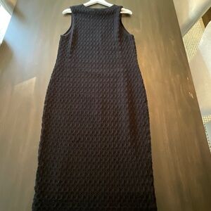 Elle Tahari Black Knit Dress
